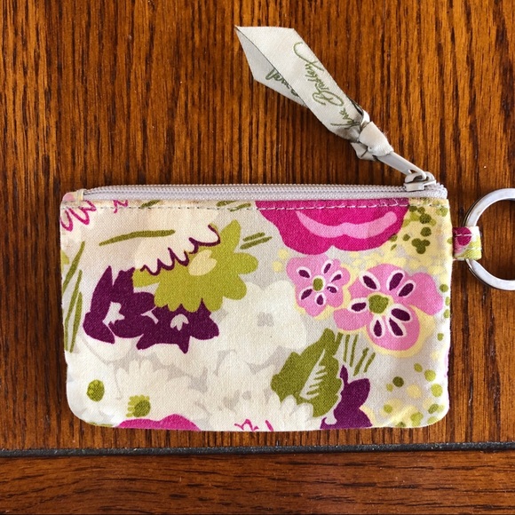 Vera Bradley Zip ID & Card Case with Key Ring - Picture 2 of 4